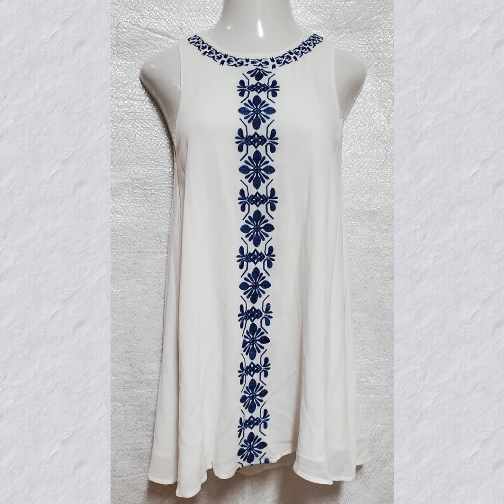 Forever 21 Embroidered Mini Dress